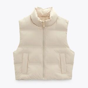 Zara Short Puffer Vest